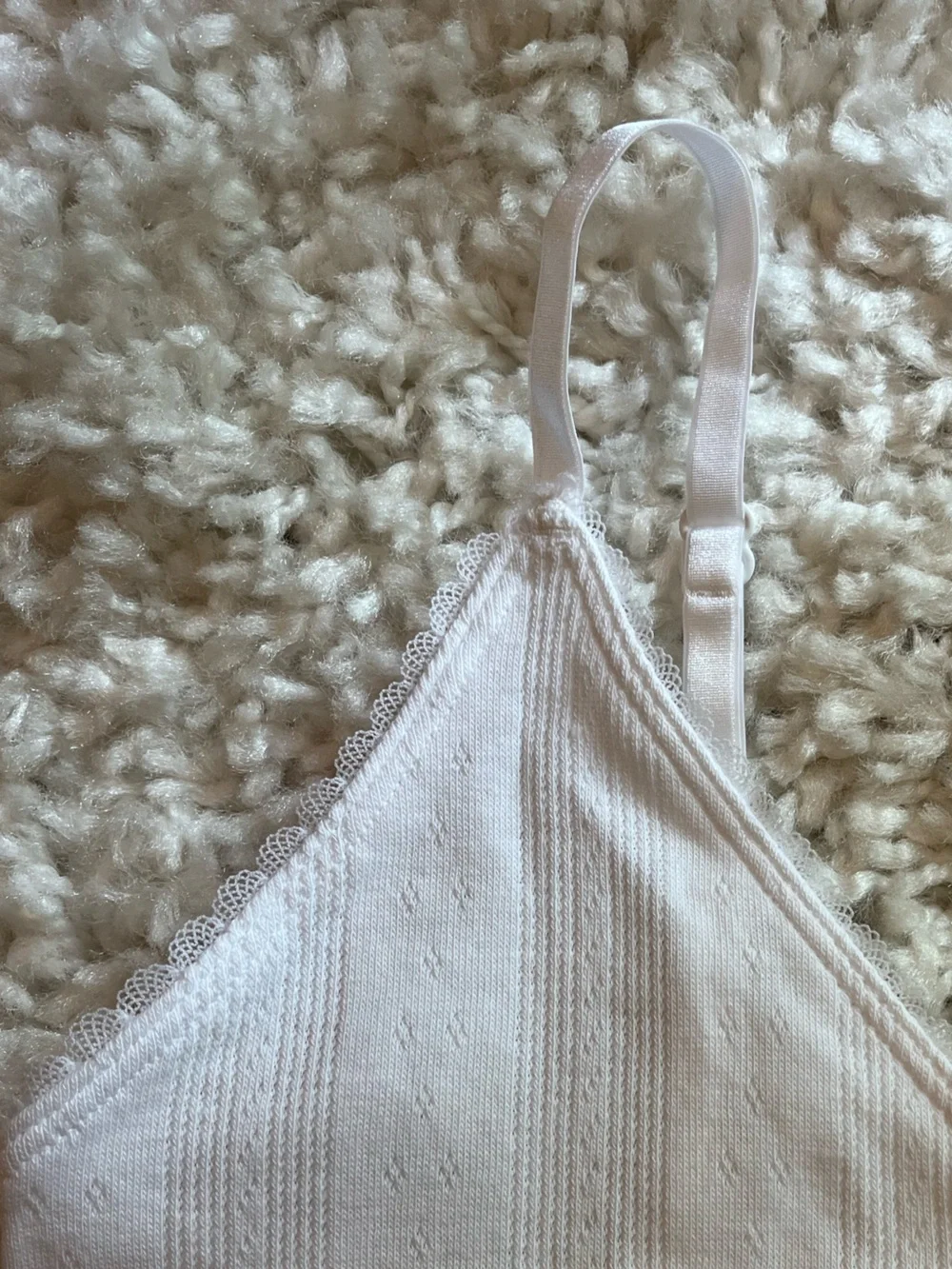 lululemon athletica Ivory Ribbed V-Neck Knit Cami